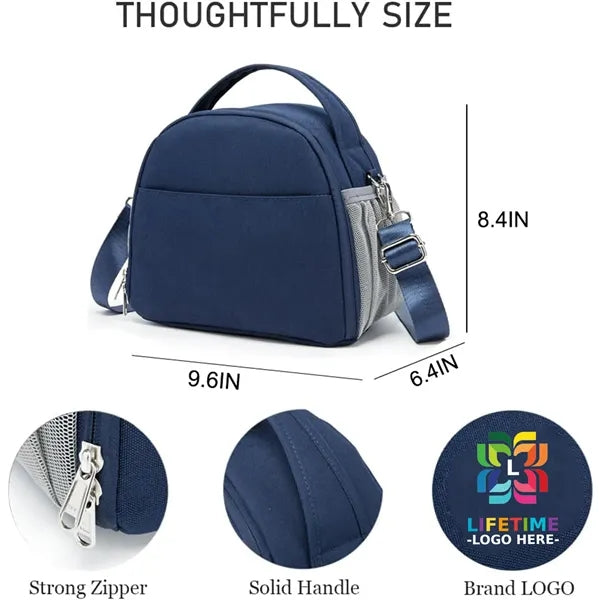 Insulated Lunch Bag With Shoulder Strap