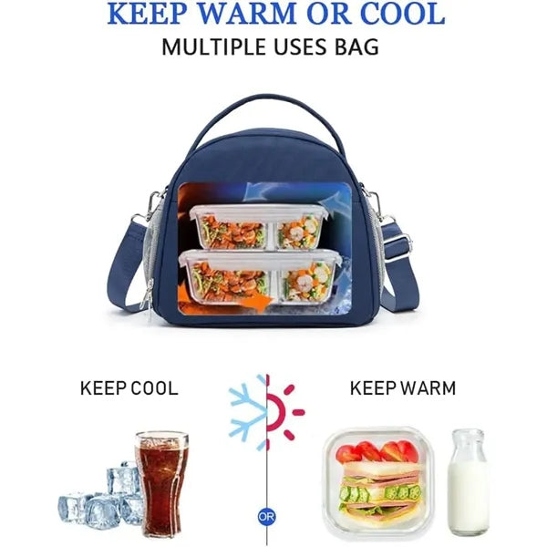 Insulated Lunch Bag With Shoulder Strap