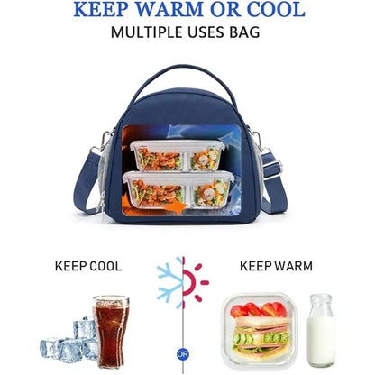 Insulated Lunch Bag With Shoulder Strap
