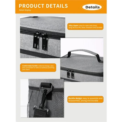 Insulated Lunch Bag with Adjustable Shoulder Strap