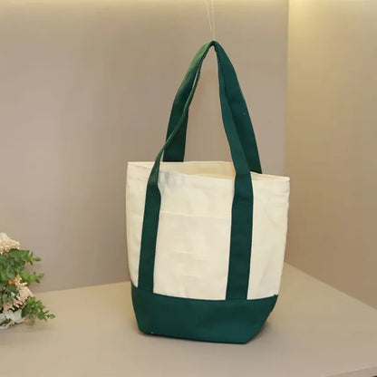 Large Capacity Canvas Tote Bag for Work Travel Shopping
