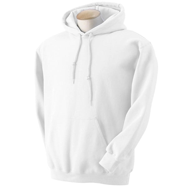 Gildan 7.75 oz 50/50 Hooded Pullover - White/Neutral