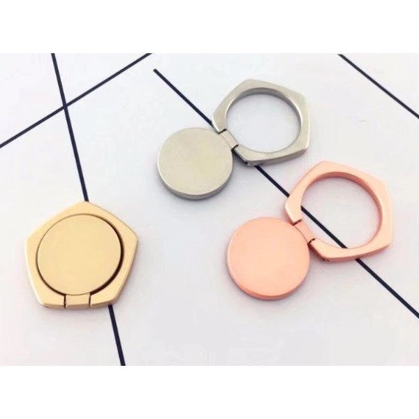 Pentagon Shaped Cell Phone Ring stand grip holder
