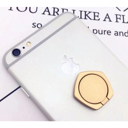Pentagon Shaped Cell Phone Ring stand grip holder