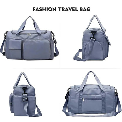 Large Sports Gym Tote Bag with Shoe Compartment Dry Wet