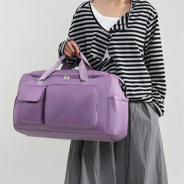 Large Sports Gym Tote Bag with Shoe Compartment Dry Wet