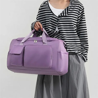 Large Sports Gym Tote Bag with Shoe Compartment Dry Wet