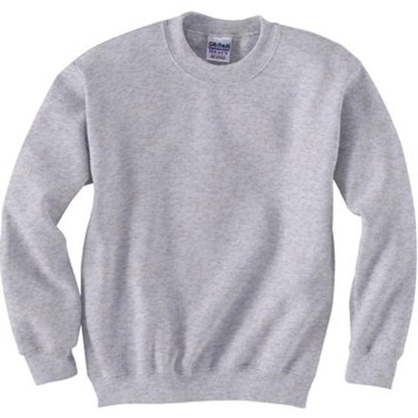 Gildan Youth 7.75 oz 50/50 Fleece Crew - Light/Heather