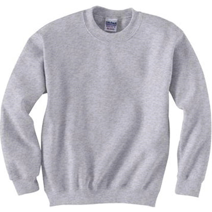 Gildan Youth 7.75 oz 50/50 Fleece Crew - Light/Heather
