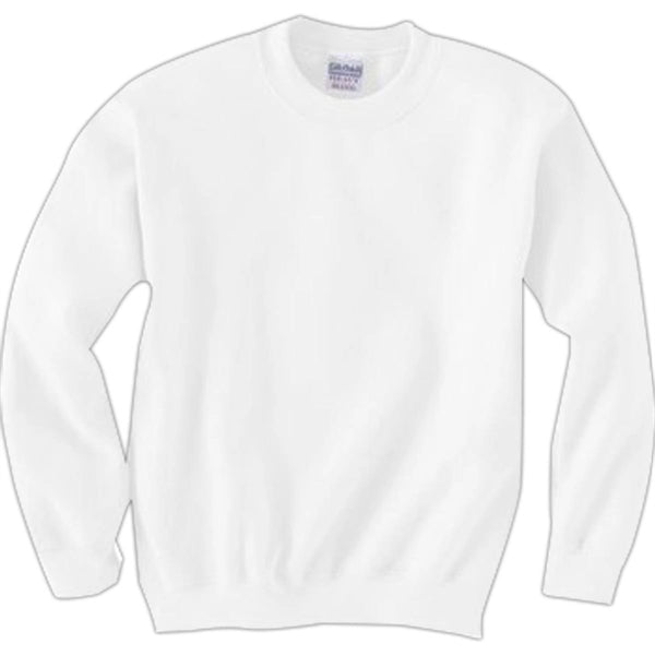 Gildan Youth 7.75 oz 50/50 Fleece Crew - White/Neutral