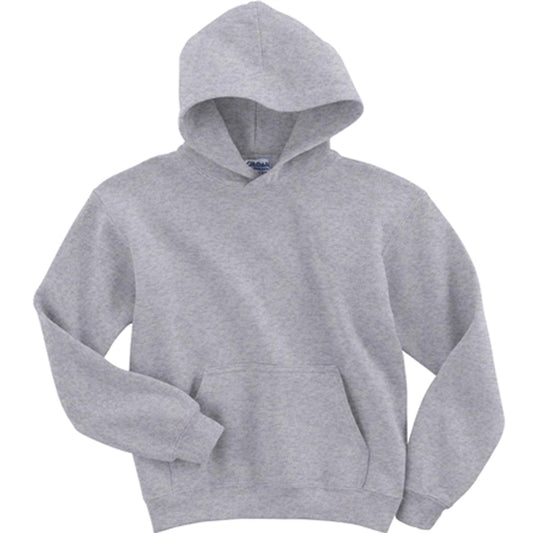 Gildan Youth 7.75 oz 50/50 Hooded Pullover - Light/Heather