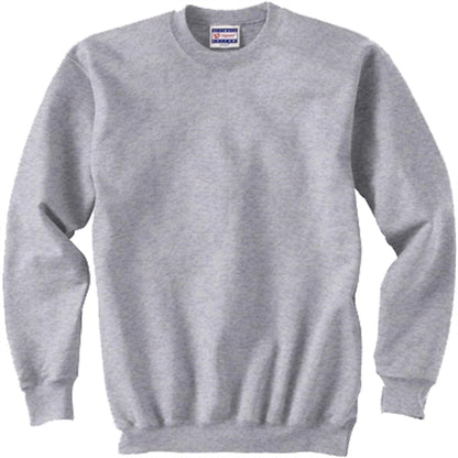 Hanes 90/10 Ultimate Cotton Crew - Light/Heather