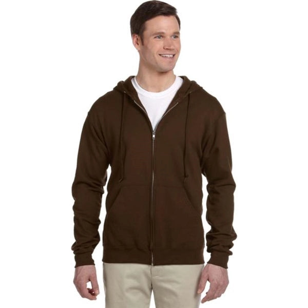 Jerzees 8 oz 50/50 Nublend Full Zip Hood - Dark/Color