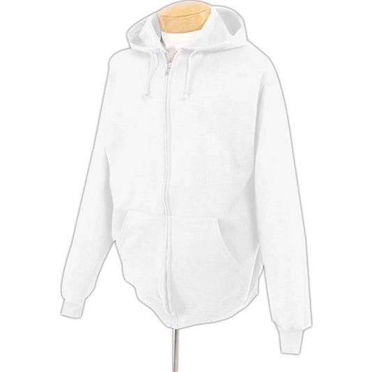 Jerzees 8 oz 50/50 Nublend Full Zip Hood - White/Neutral