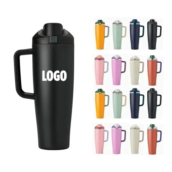 40 oz Stainless Steel Vacuum Tumbler Insulated w/ Handle