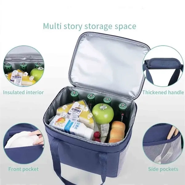 Large Capacity Bento Insulated Lunch Bag