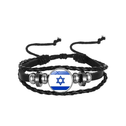 Global Flags Retro Braided Bracelet