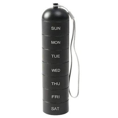 Metal Moisture Proof Weekly Pill Organizer