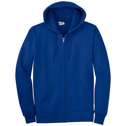 Port and Company Full-Zip Hooded Sweatshirt