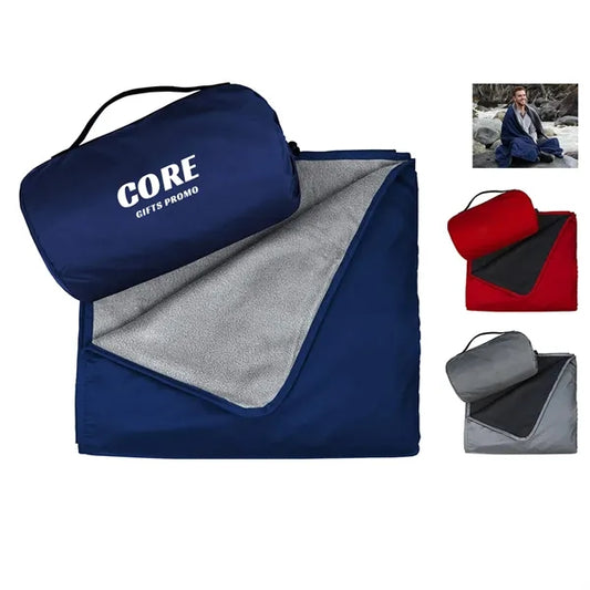 Waterproof Windproof Warm Fleece Blanket with Carry Bag