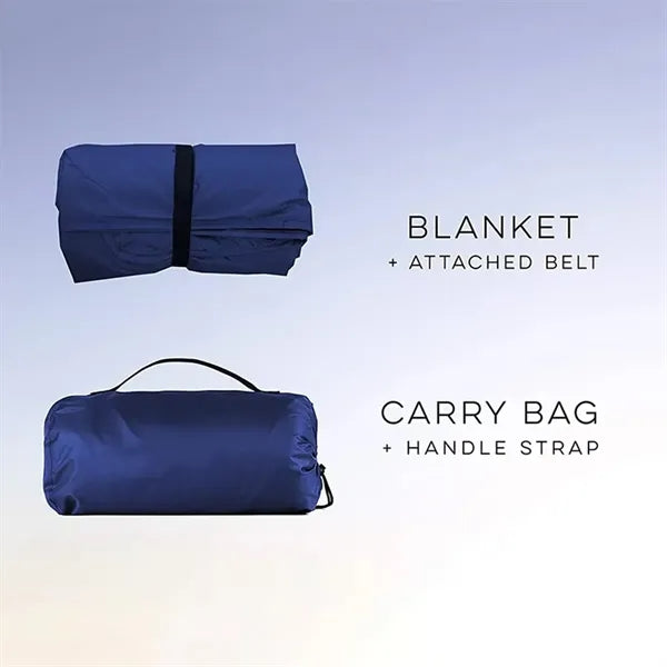 Waterproof Windproof Warm Fleece Blanket with Carry Bag