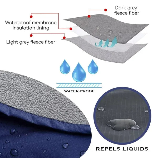 Waterproof Windproof Warm Fleece Blanket with Carry Bag