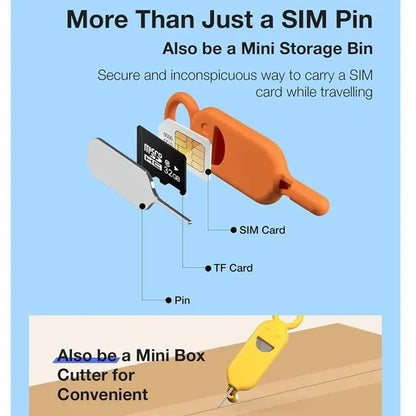 Silicone SIM Card Holder Contains Removal Openning Tool
