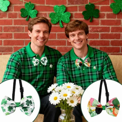 St. Patrick's Day Shamrock Bow Tie Party Accessory