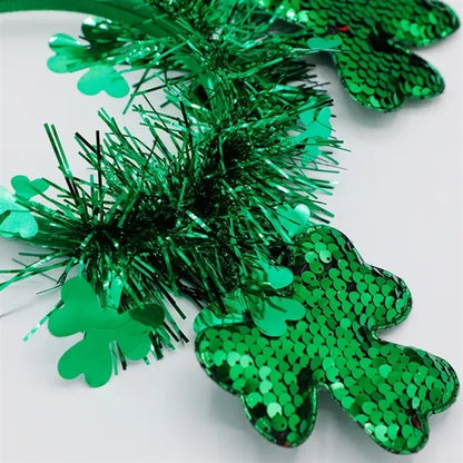 St. Patrick's Day Shamrock Headband Top Hat Bopper