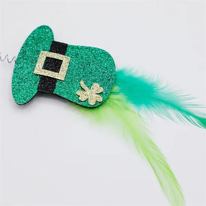 St. Patrick's Day Shamrock Headband Top Hat Bopper