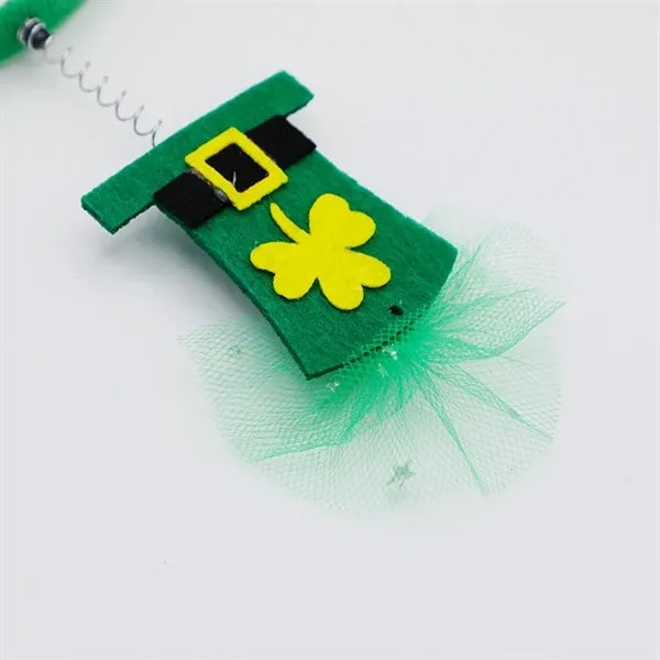 St. Patrick's Day Shamrock Headband Top Hat Bopper