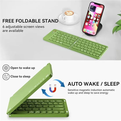 Mini Foldable Wireless Bluetooth Keyboard