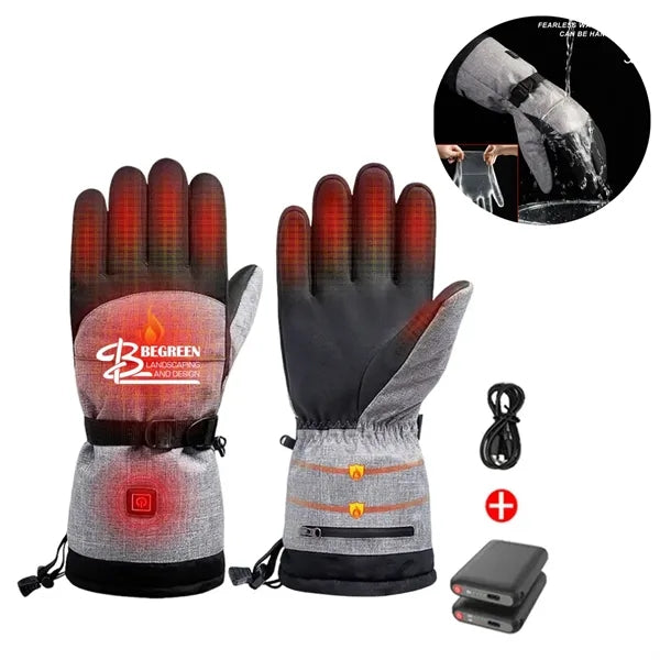 Rechargeable Waterproof Electric Heating Gloves
