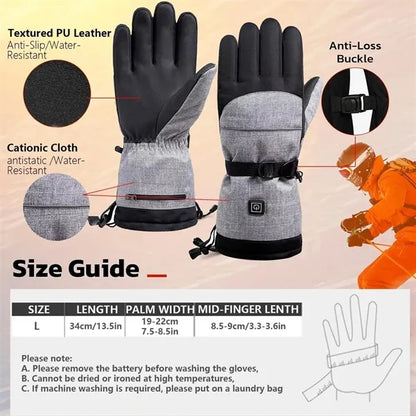 Rechargeable Waterproof Electric Heating Gloves
