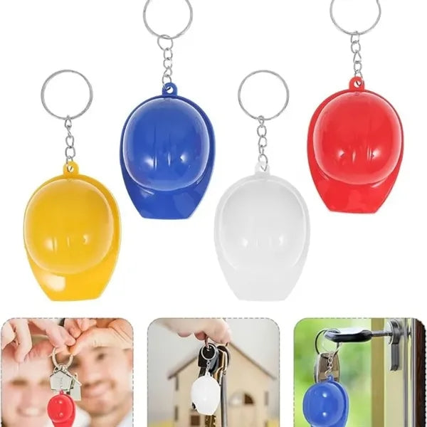 Mini Hard Hat Bottle Opener Keychain