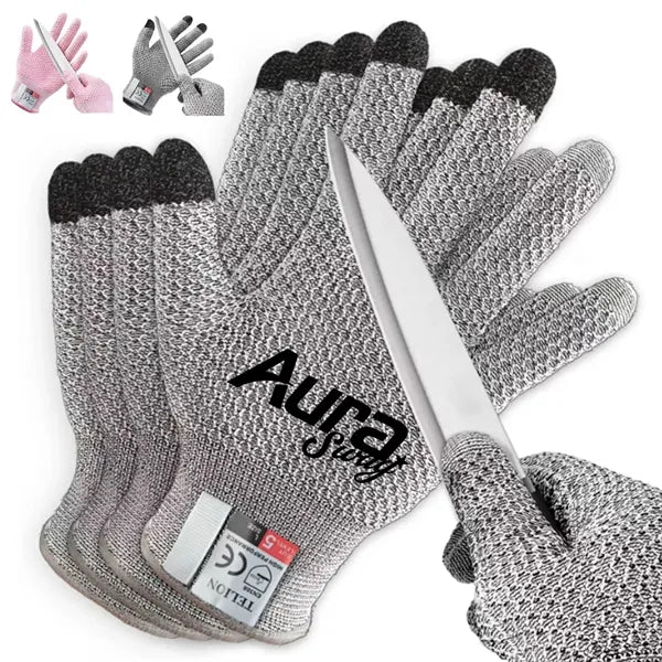 Cut Resistant Touchscreen Safety Gloves