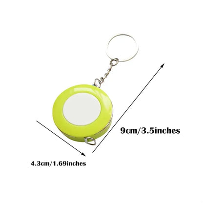 1.5m Tape Measure Keychain Portable Ruler