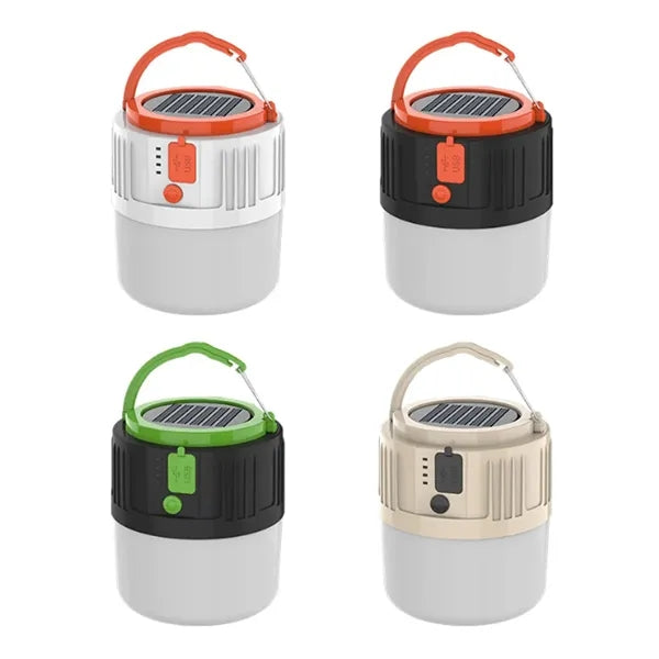 Solar Camping Lantern with LED Light and USB Charging