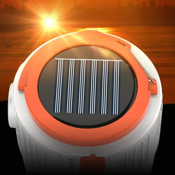 Solar Camping Lantern with LED Light and USB Charging