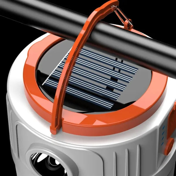 Solar Camping Lantern with LED Light and USB Charging