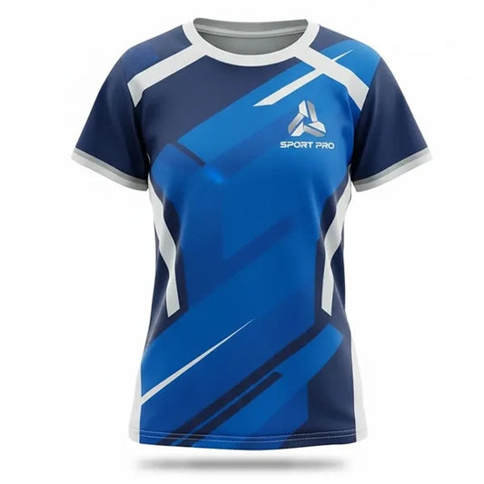 Women's Full Color Spandex Short Sleeve T-Shirt