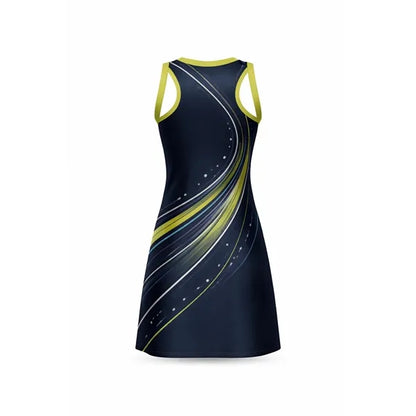 Women's Poly Spandex Netball Dress (Full Color)