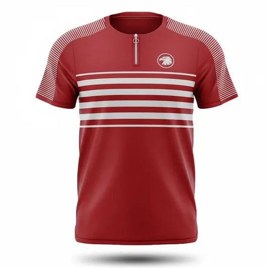 Upf Microfiber Short Sleeve Quarter Zip Shirt Unisex