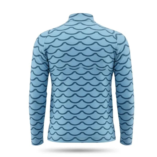 Unisex Full Color 180G Silk Feel Quarter Zip Pullover
