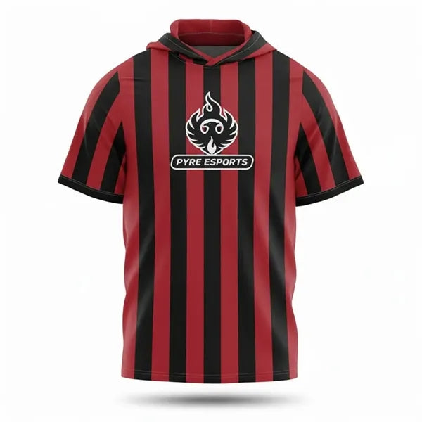 Men's Sublimated UPF DriFit Short Sleeve Hooded T-Shirt