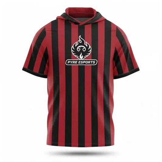 Men's Sublimated UPF DriFit Short Sleeve Hooded T-Shirt