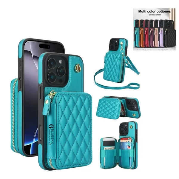 Zipper Wallet Phone Protective Case
