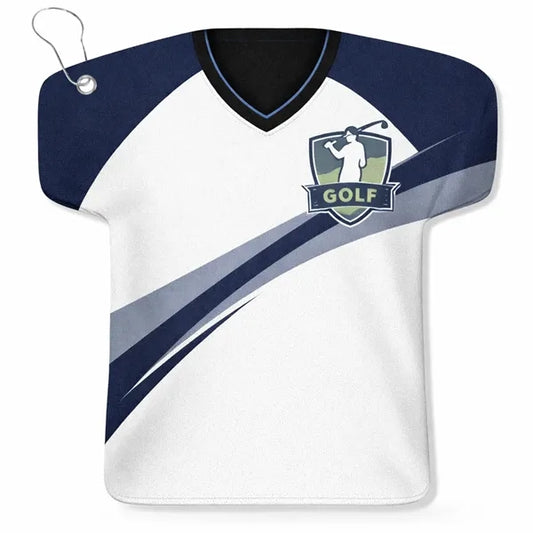 Jersey Style Golf Towel with Grommet Clip