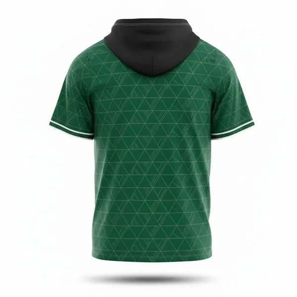 Short Sleeve Upf Mesh Hooded T Shirt Unisex