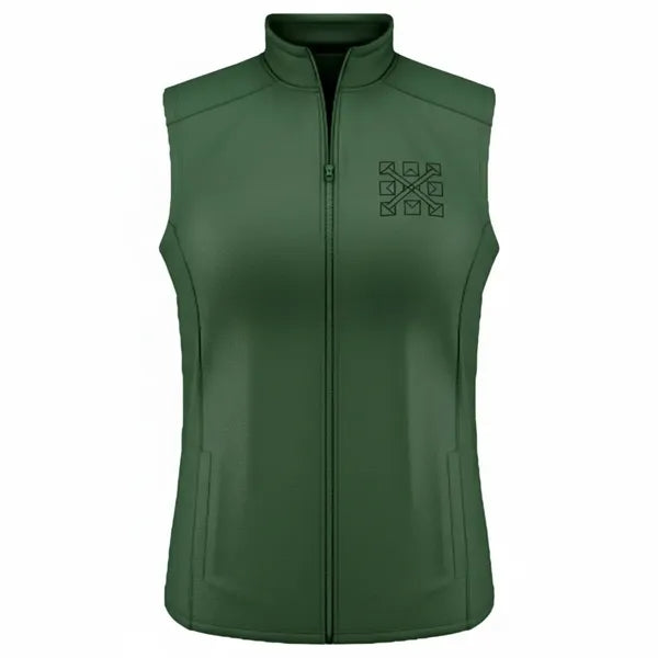 Unisex Sublimated 220G Warp Knit Vest W/Pockets (Full Zip)